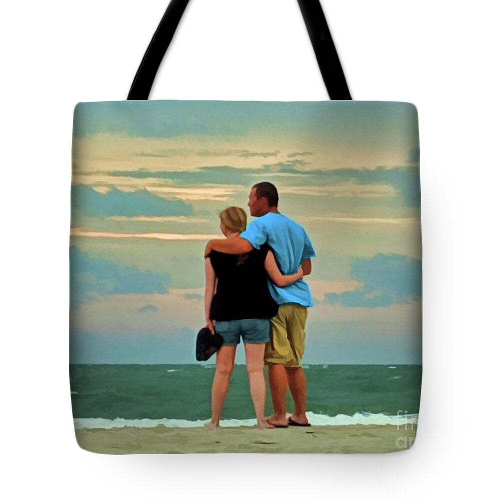 Thankful Tote Bag featuring the photograph Thankful to be Together by Roberta Byram