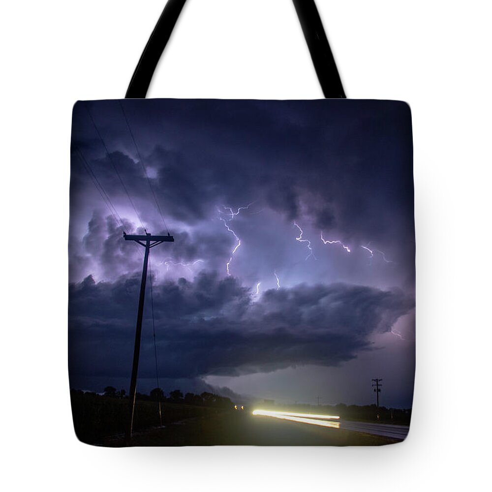 Nebraskasc Tote Bag featuring the photograph The Best Supercell of the Summer 043 by NebraskaSC