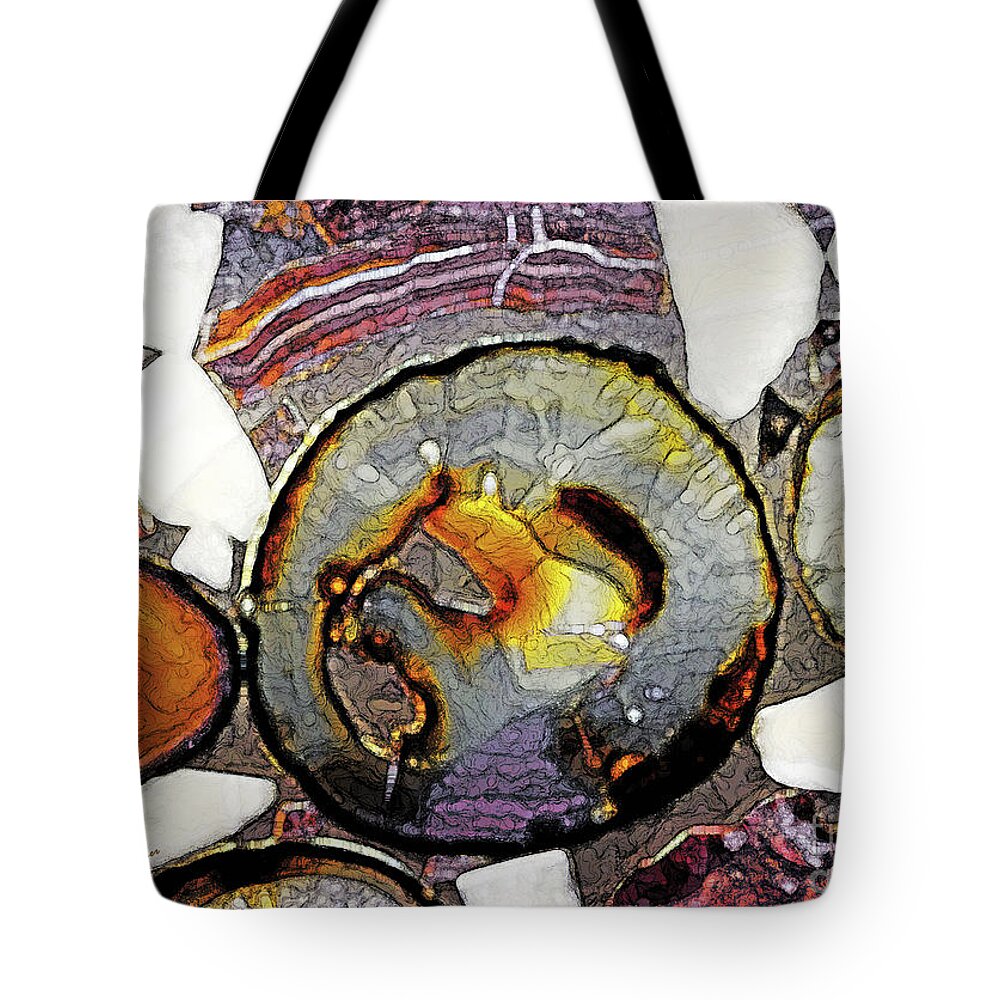 Modern Tote Bag featuring the photograph The Core of Life by Linda Parker