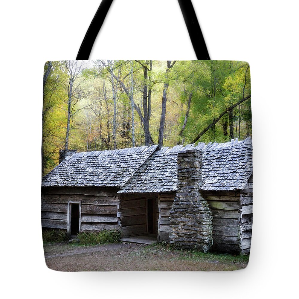 Appalachian Tote Bag featuring the photograph The Ephraim Bales Place by Lana Trussell