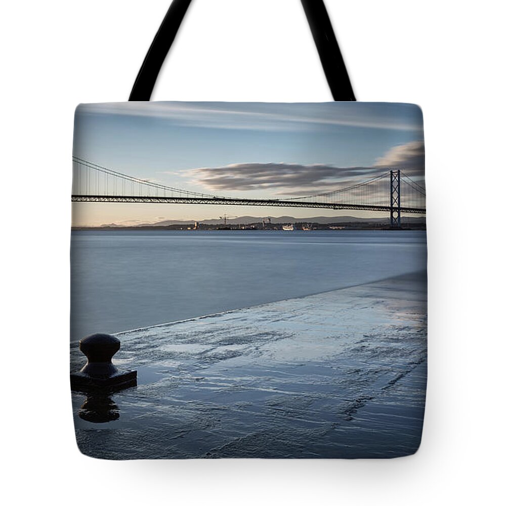 Lothian Tote Bag featuring the photograph The Firth Of Forth by Stuart Leche