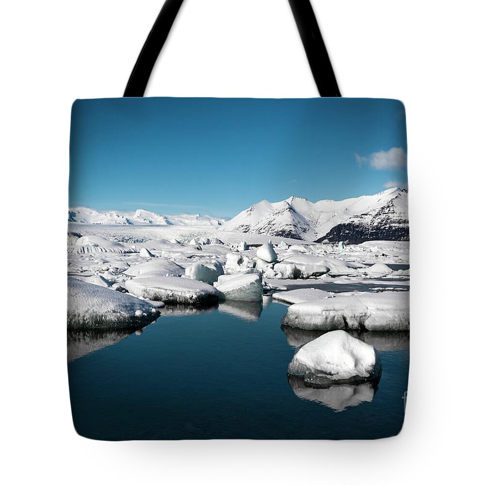 Kremsdorf Tote Bag featuring the photograph The Frozen Zone by Evelina Kremsdorf