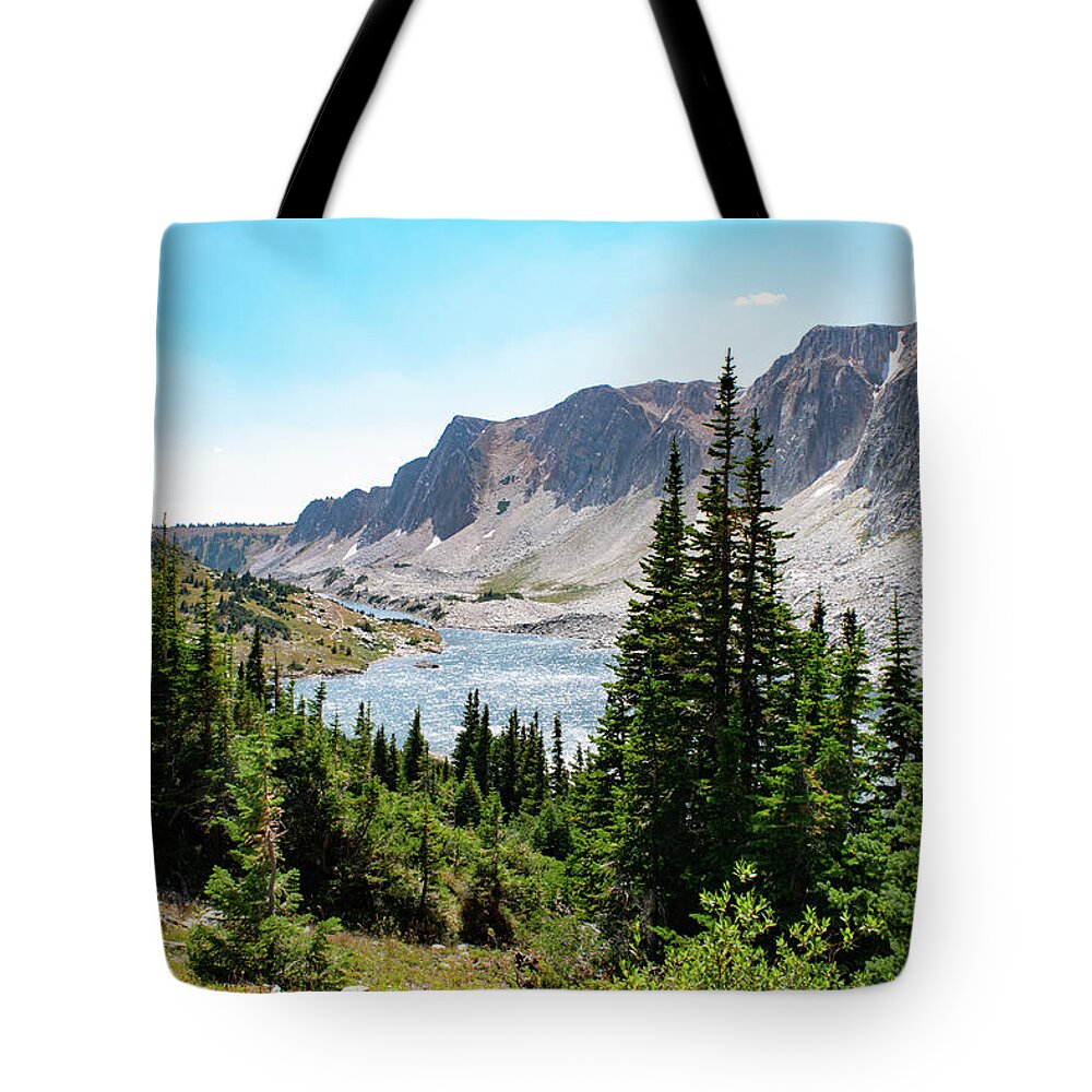 Mountain Tote Bag featuring the photograph The Lakes of Medicine Bow Peak by Nicole Lloyd