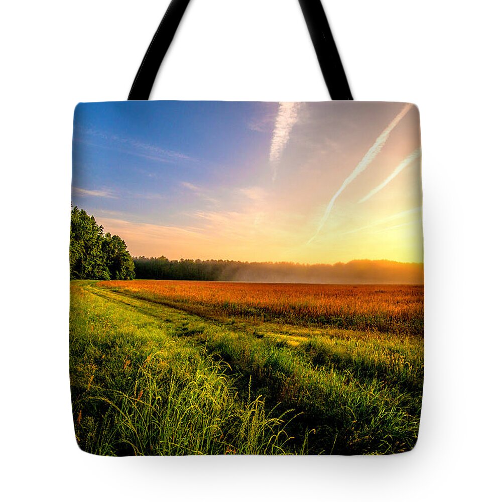 The Long Way Home Prints Tote Bag featuring the photograph The Long Way Home by John Harding