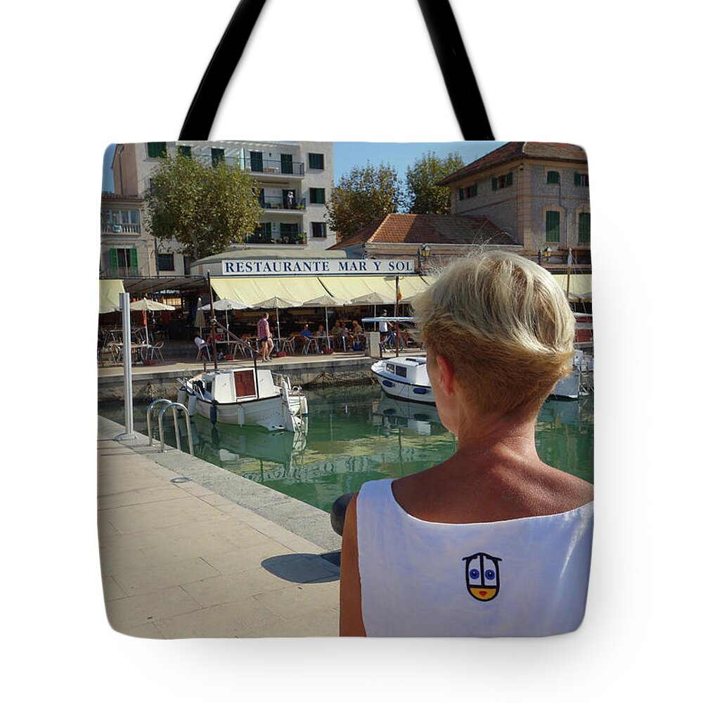 Ubabe Cool Tote Bag featuring the digital art The Look by Ubabe Style