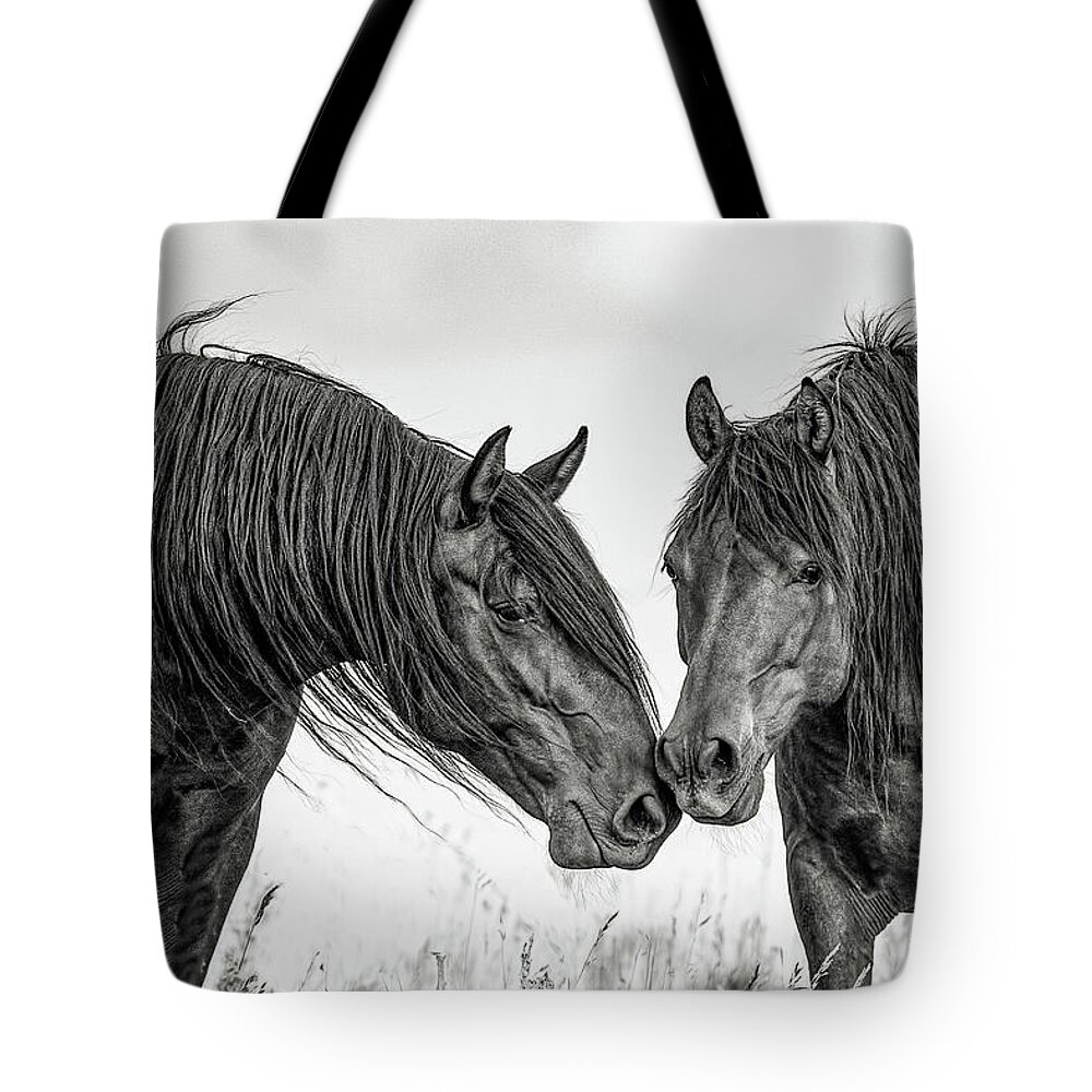Andalusian Tote Bag featuring the photograph The Mane Attraction by Dawn Key