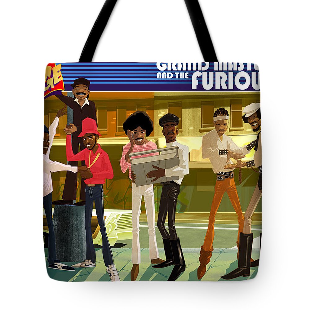  Tote Bag featuring the digital art The Message by Nelson Dedos Garcia