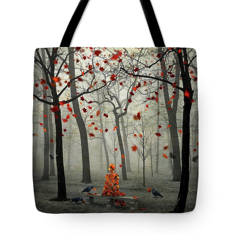 Dawn Tote Bag featuring the photograph The Naked Forest by Photo By Jonas Adner
