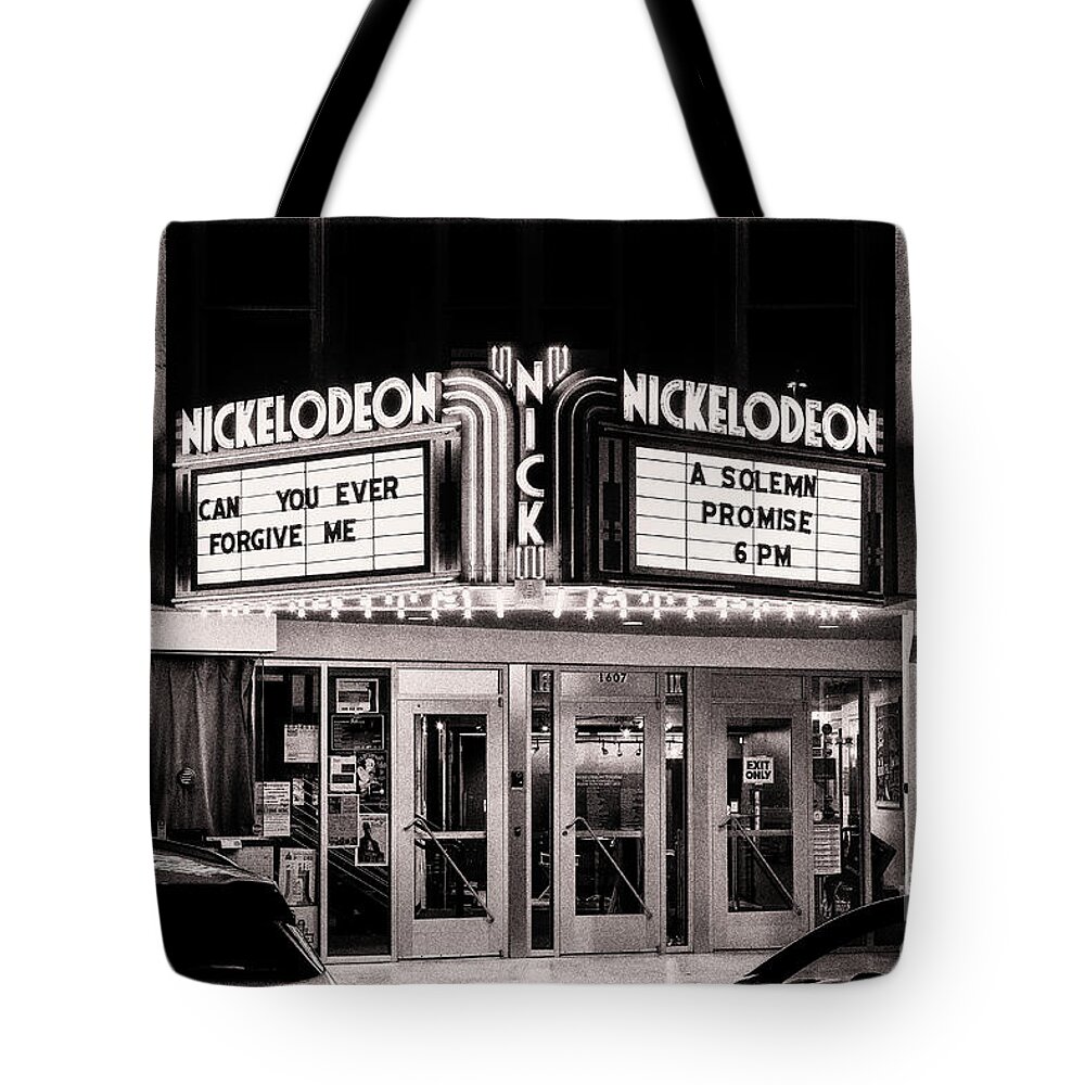 Columbia Tote Bag featuring the photograph The Nick-5 by Charles Hite