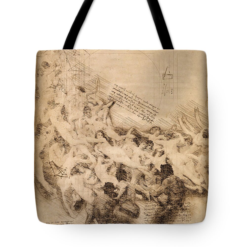 Mythology Tote Bag featuring the digital art The Oreads by Alex Mir
