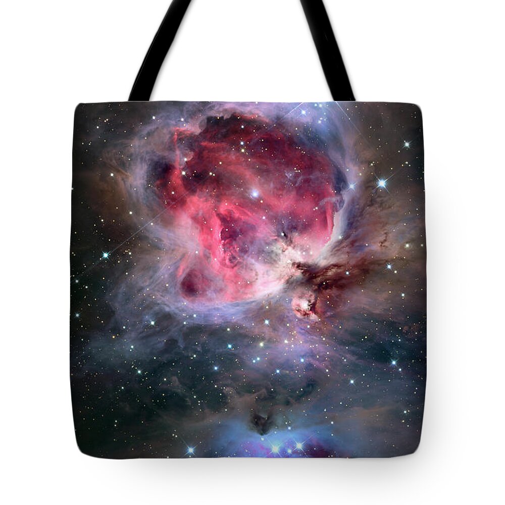 Constellation Tote Bag featuring the photograph The Orion Nebula Also Known As Messier by Stocktrek Images