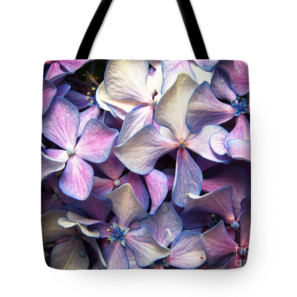 Hydrangea Tote Bag featuring the photograph The Purple Blues by Robert Knight