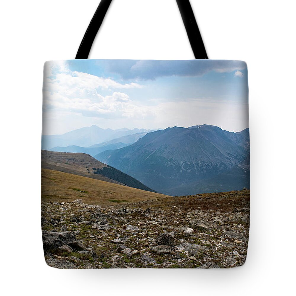 Altitude Tote Bag featuring the photograph The Rocky Arctic by Nicole Lloyd