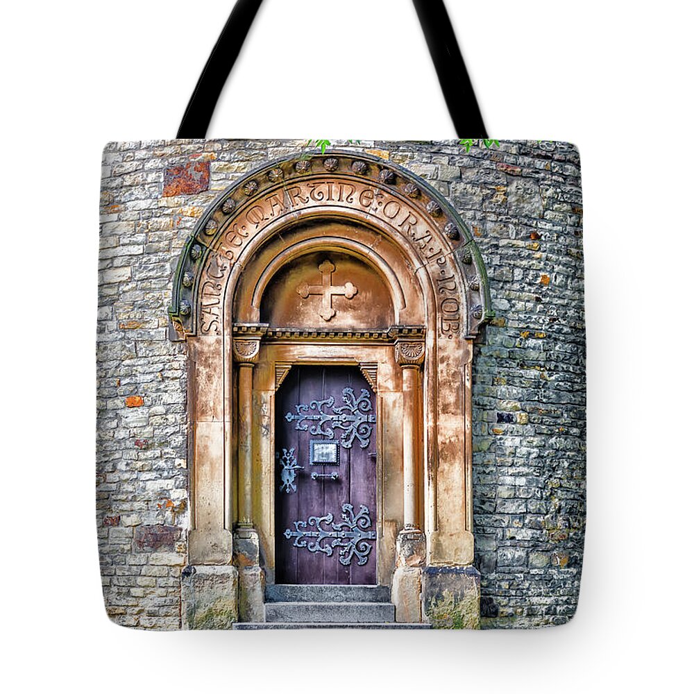 Ancient Tote Bag featuring the photograph the Rotunda of St Martin in Vysehrad by Vivida Photo PC
