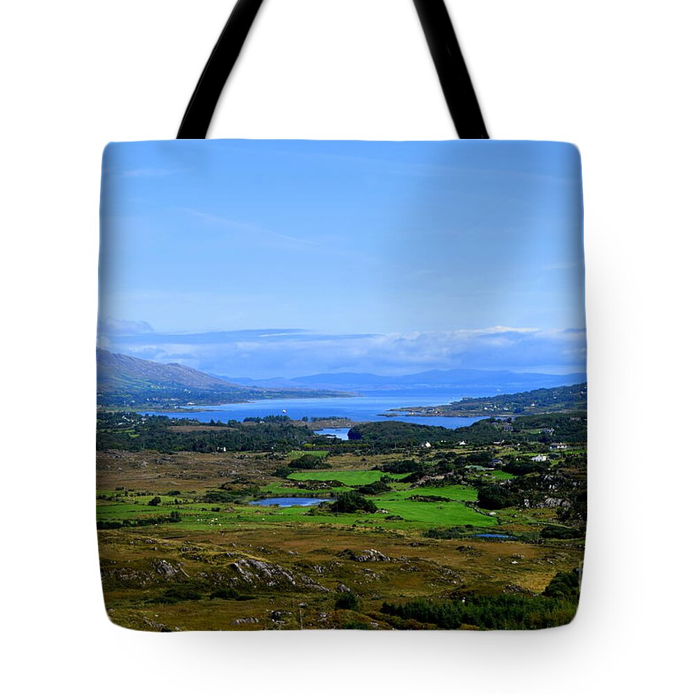 Caherdaniel Tote Bag featuring the photograph The rugged Kerry landscape by Joe Cashin