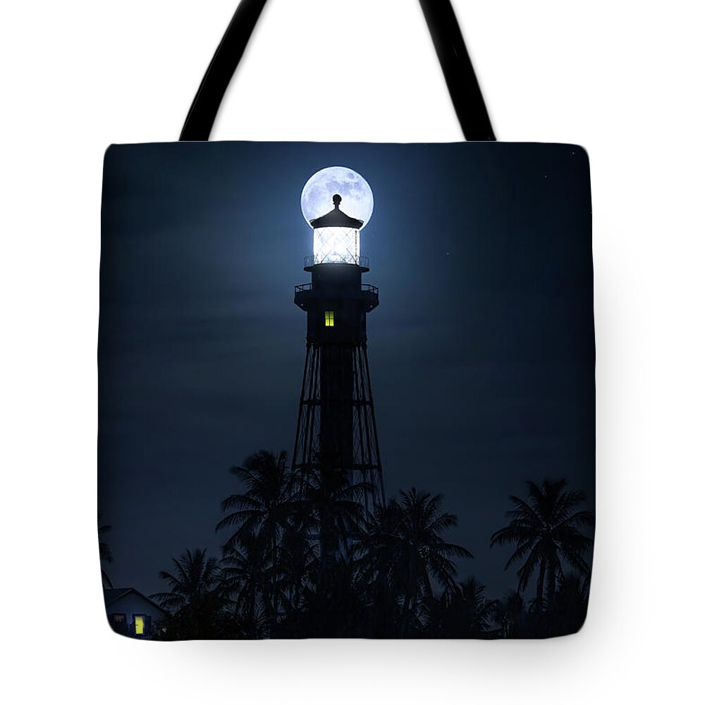 Lighthouse Tote Bag featuring the photograph The Secret of Lighthouse Island by Mark Andrew Thomas