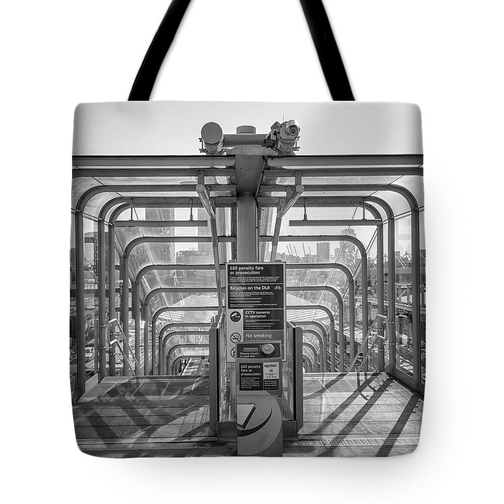 Urban Tote Bag featuring the photograph The Station by Martin Newman