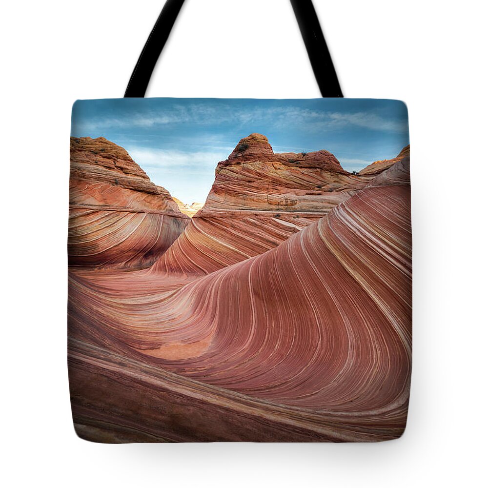 Arizona Tote Bag featuring the photograph The Wave by James Udall