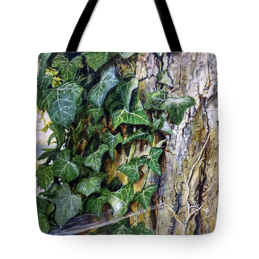 Tree Tote Bag featuring the painting The Wedding by William Brody