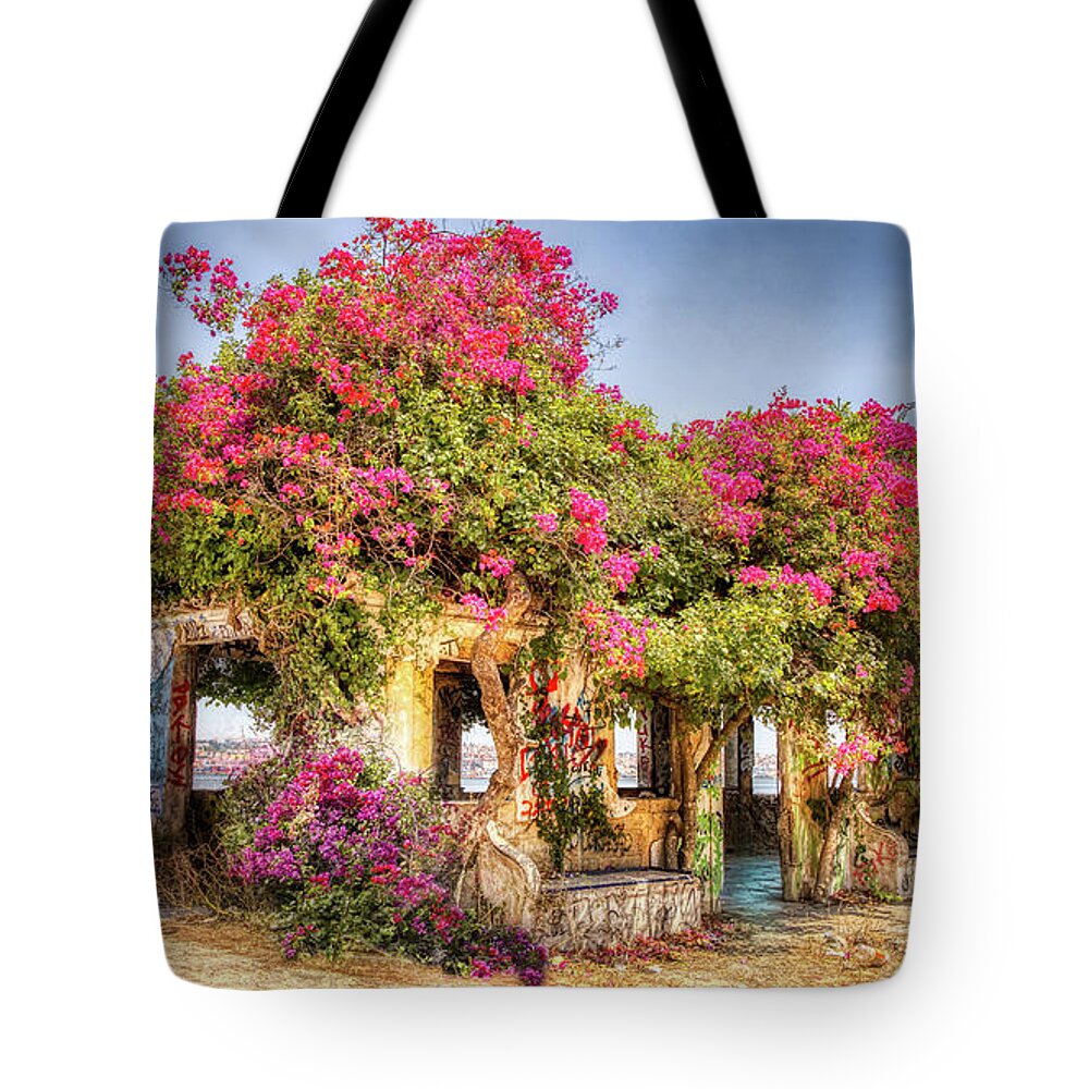 Wildside Tote Bag featuring the photograph The Wild Side boundary by Micah Offman