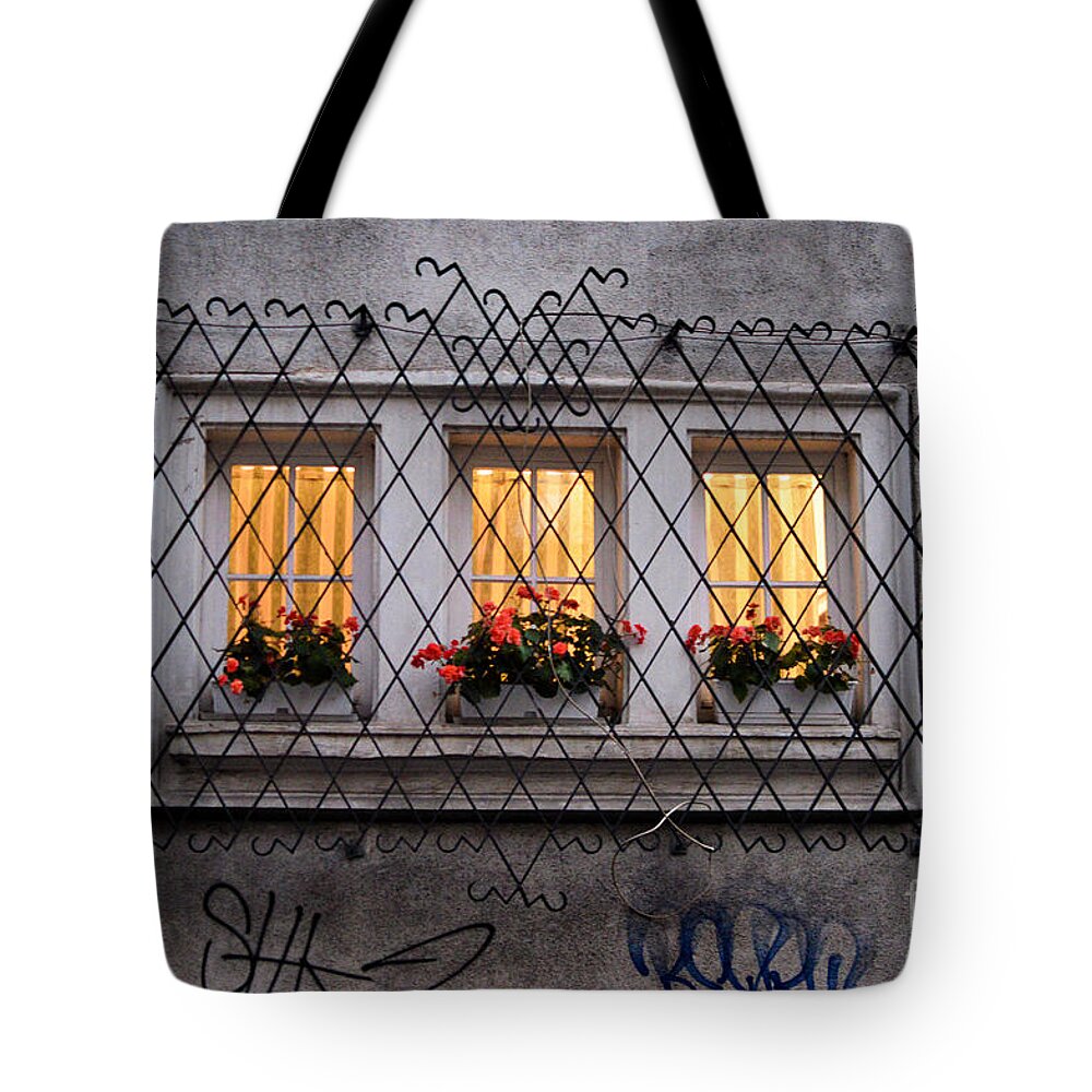 Street Tote Bag featuring the photograph The windows of Sofia by Yavor Mihaylov
