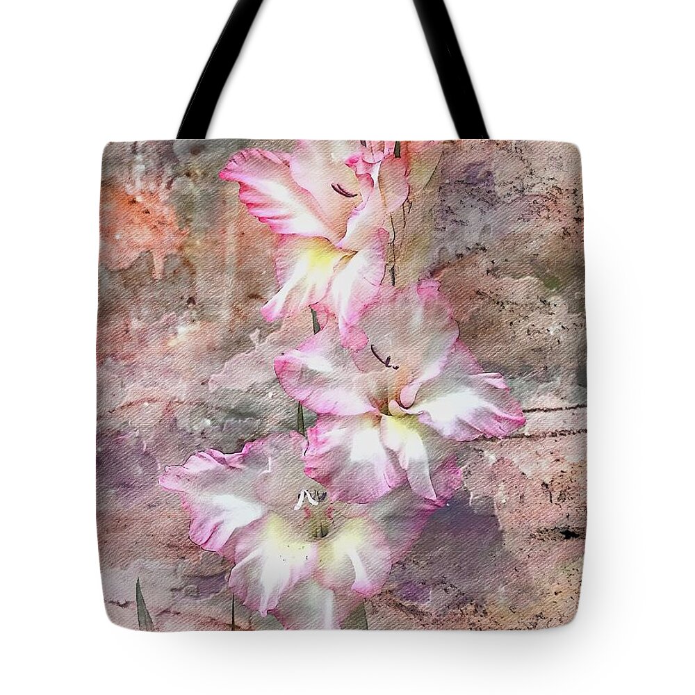 Marcia Lee Jones Tote Bag featuring the photograph Three Lilies by Marcia Lee Jones