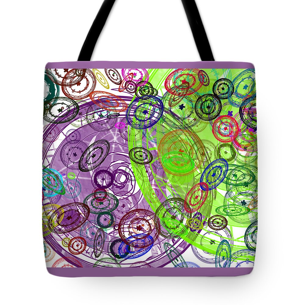Abstract Tote Bag featuring the photograph TimeFlies by Gabrielle Schertz