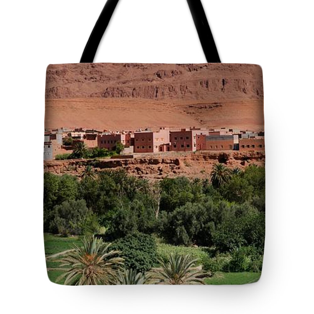 Africa Tote Bag featuring the photograph Tinghir by Robert Grac