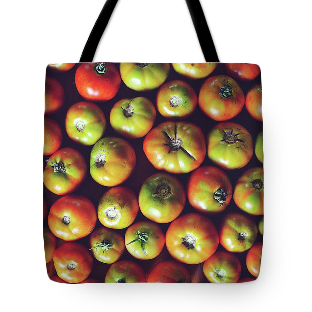Retail Tote Bag featuring the photograph Tomatoes by Lisa Gutierrez