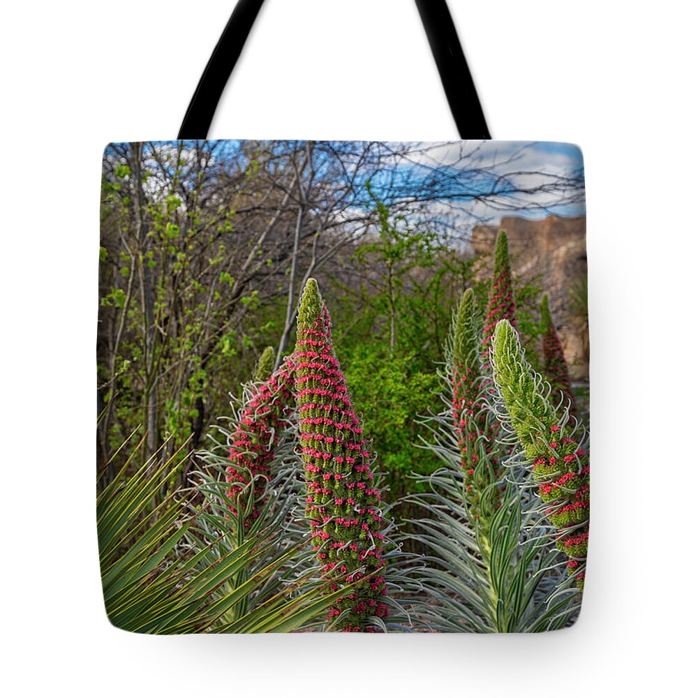 Tower Of Jewels Tote Bag featuring the photograph Tower of Jewels 2 by Lorraine Baum