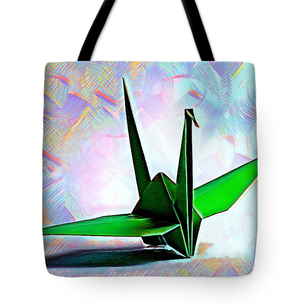 Swan Tote Bag featuring the digital art Transformation by Pennie McCracken