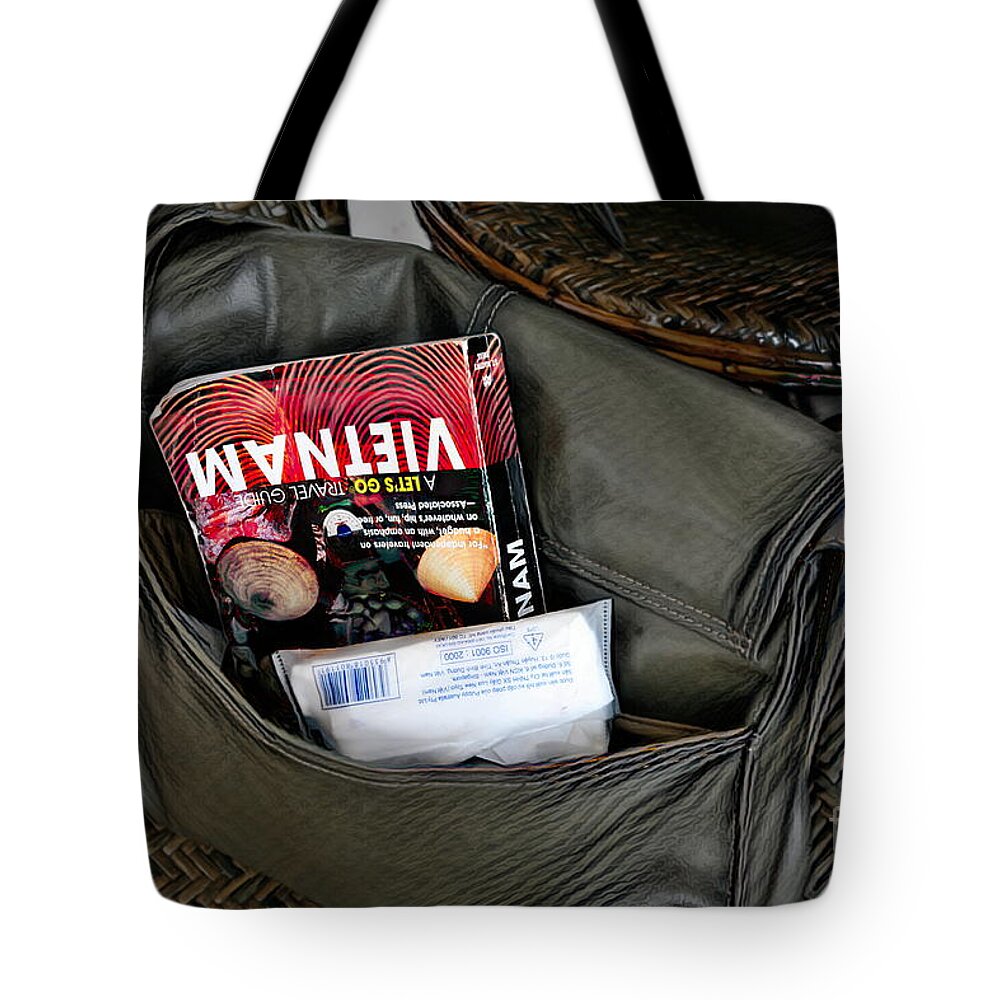 Vietnam Tote Bag featuring the photograph Travel Vietnam Bring a Guide by Chuck Kuhn