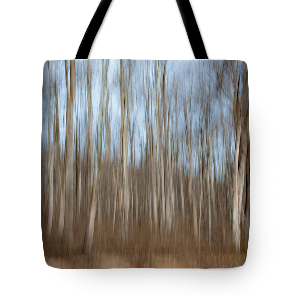 Blue Ridge Tote Bag featuring the photograph Trees in the Forest by Mark Duehmig