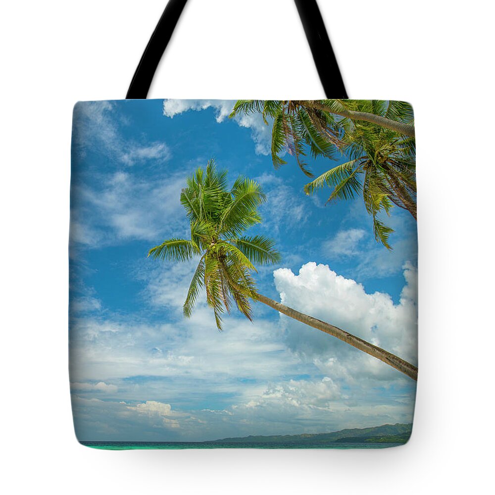 00581352 Tote Bag featuring the photograph Tropical Beach, Siquijor Island, Philippines by Tim Fitzharris