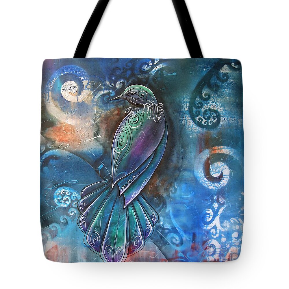Tui Tote Bag featuring the photograph Tui 4 by Reina Cottier
