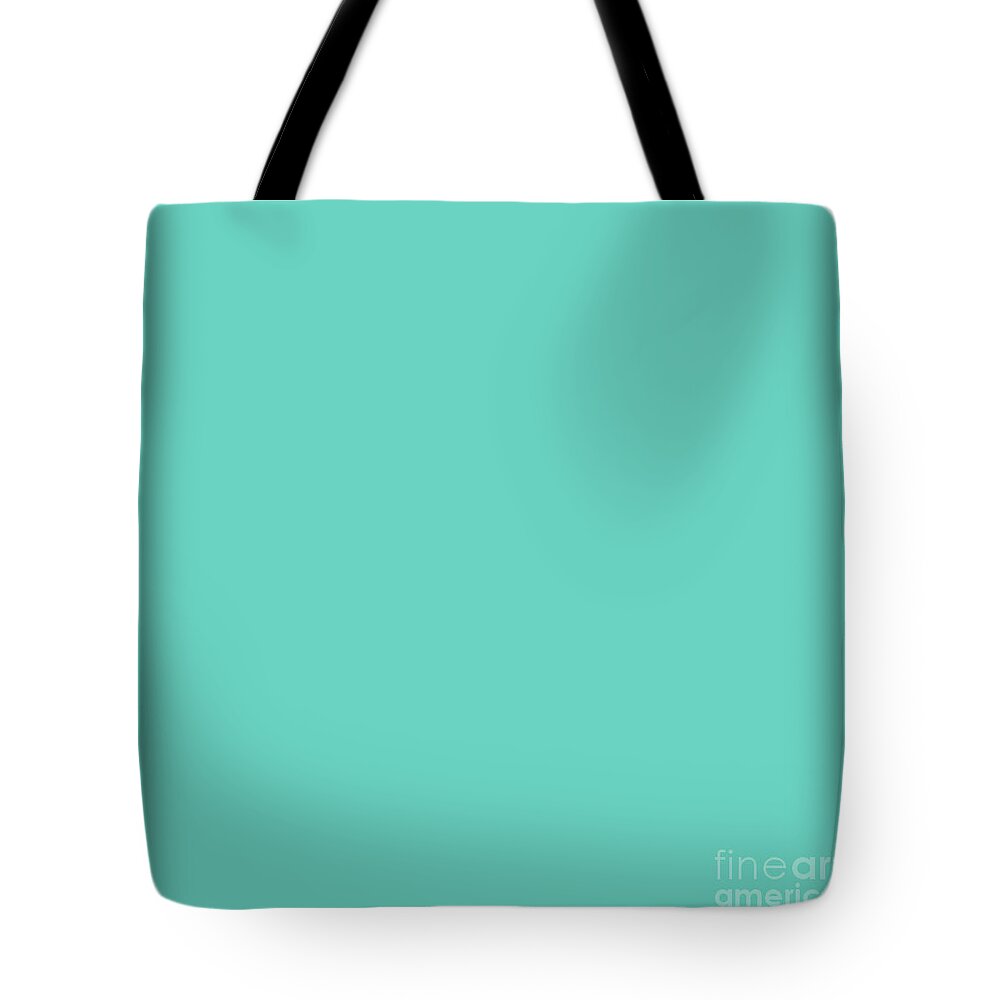 Complementary Tote Bag featuring the digital art Turquoise Green by Cheryl McClure