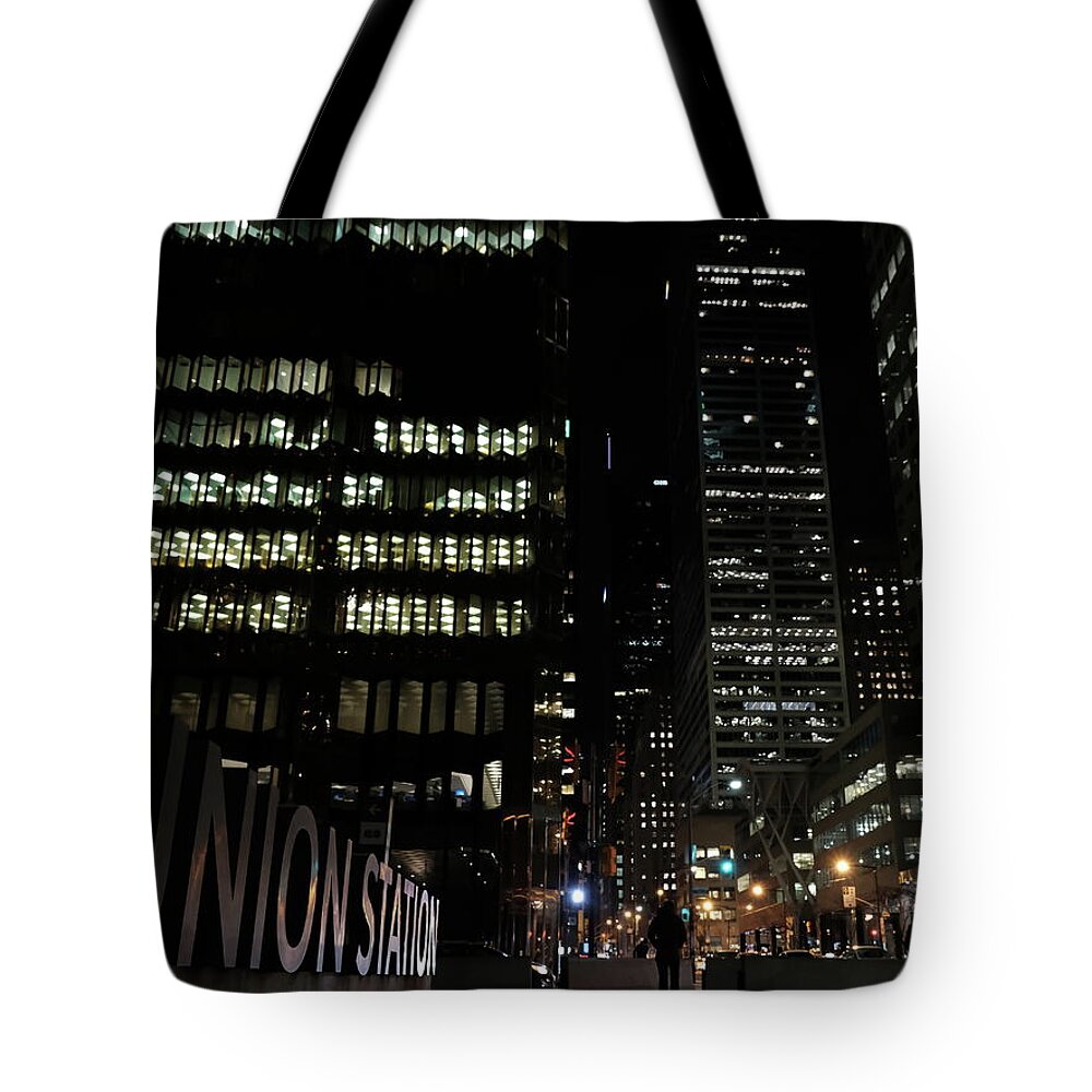 Toronto Tote Bag featuring the photograph Union by Kreddible Trout