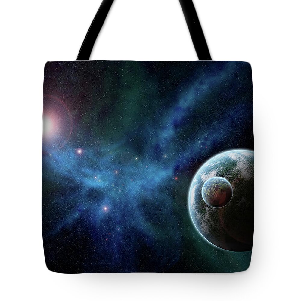 Tranquil Scene Tote Bag featuring the photograph Universe by Daniel Rocal - Photography