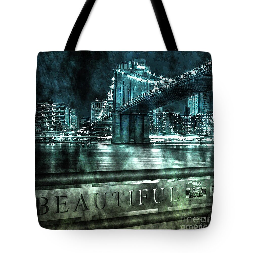 American Tote Bag featuring the photograph Urban Grunge Collection Set - 05 by Az Jackson