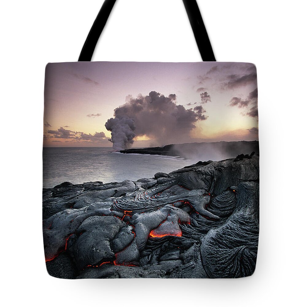 Scenics Tote Bag featuring the photograph Usa, Hawaii, Volcanoes National Park by Art Wolfe