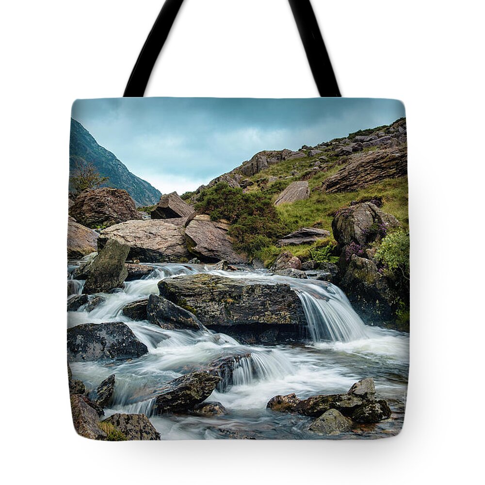 Landscape Tote Bag featuring the photograph Valley of Waterfalls by David Lichtneker