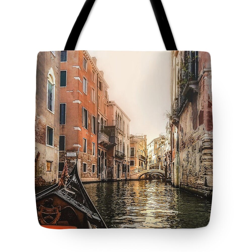 Canal Tote Bag featuring the photograph Venice by Anamar Pictures