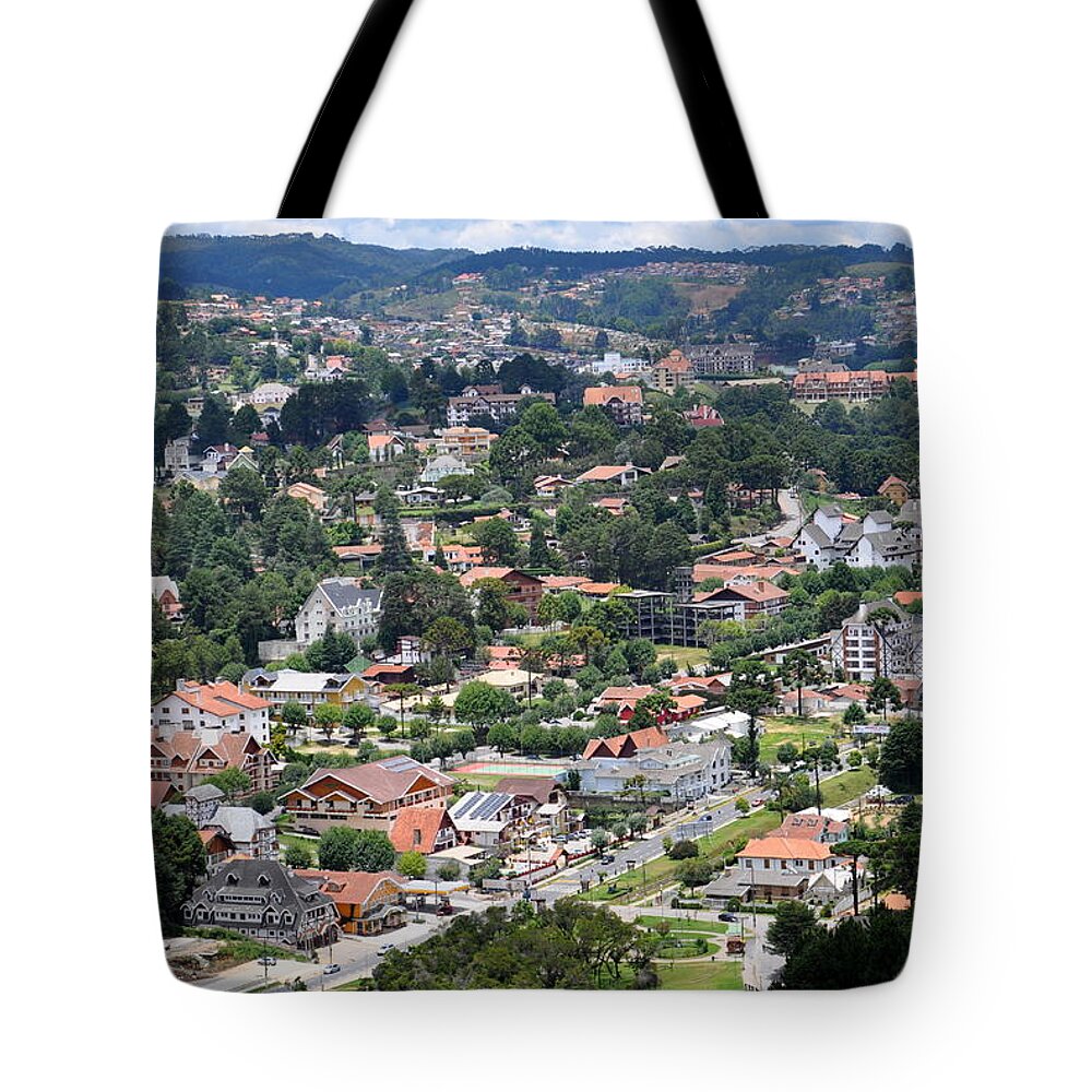 Treetop Tote Bag featuring the photograph View Of Campos Do Jordao by Daniela Gama