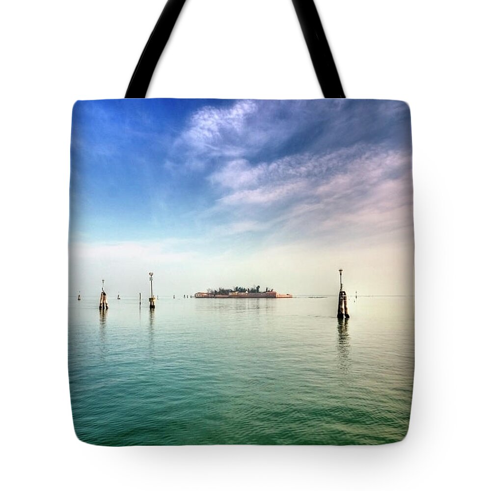 Scenics Tote Bag featuring the photograph View Of Island by Giovanna - Joana Kruse
