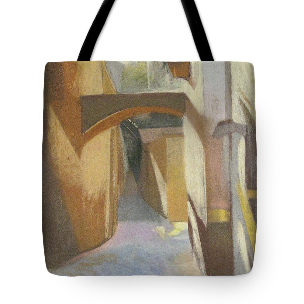 Architecture Tote Bag featuring the painting View of Italian Arch by Suzanne Giuriati Cerny