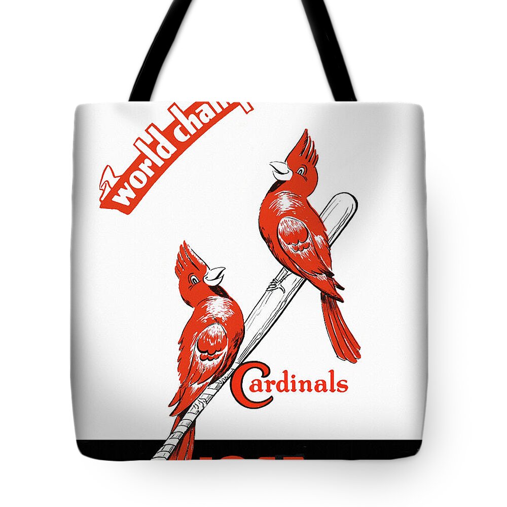 Vintage St. Louis Cardinals 1947 Roster Print Tote Bag