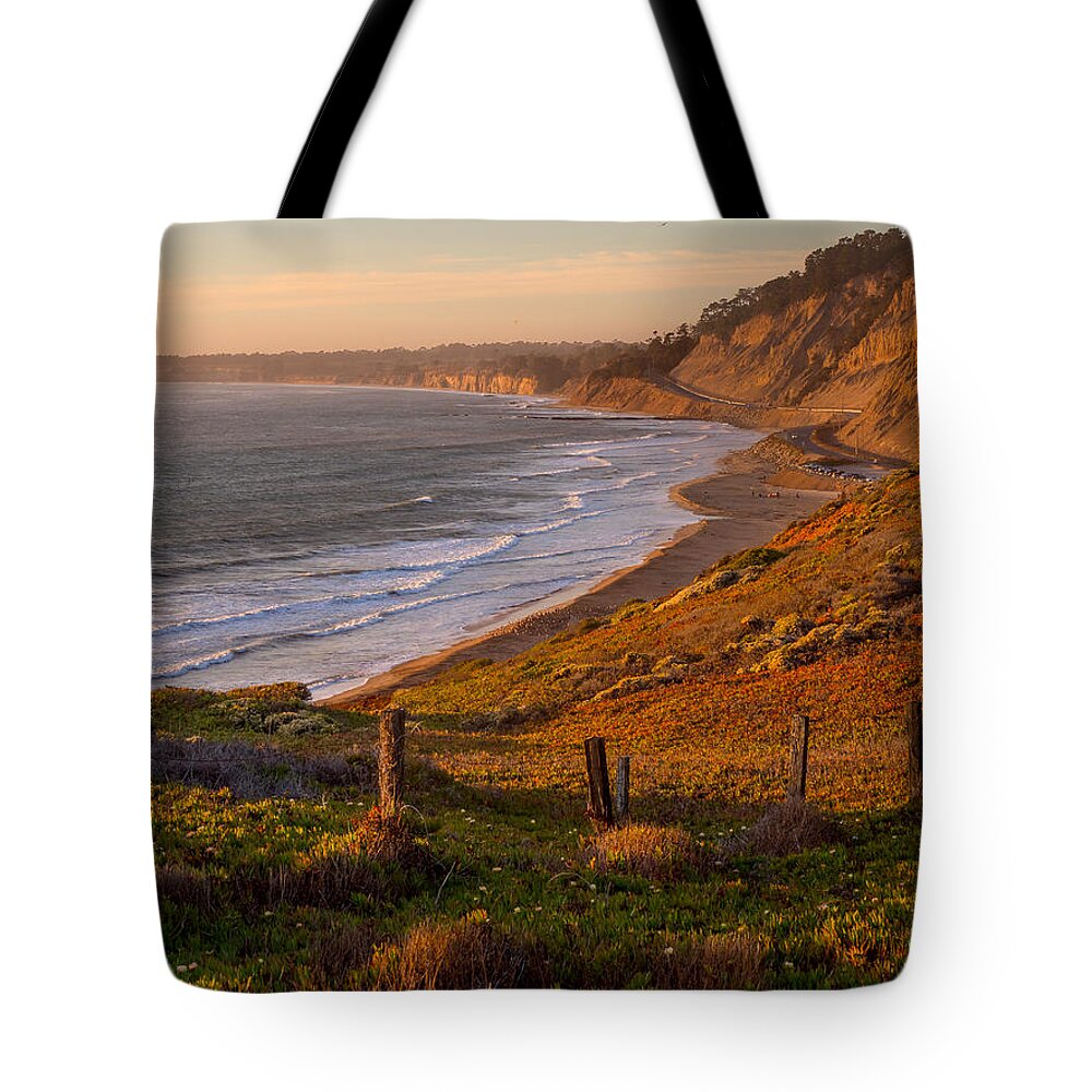 Waddell Beach Tote Bag featuring the photograph Waddell Beach by Derek Dean