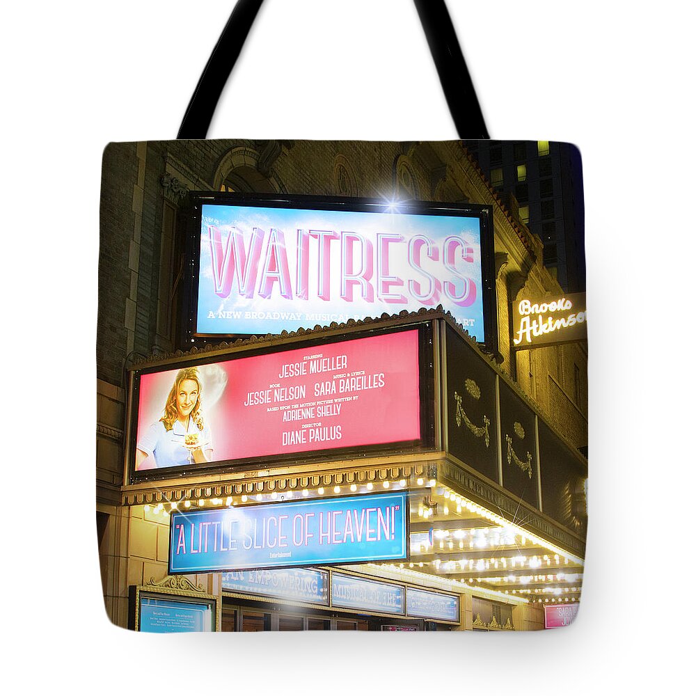 Waitress Tote Bag featuring the photograph Waitress The Musical Starring Jessie Mueller by Mark Andrew Thomas