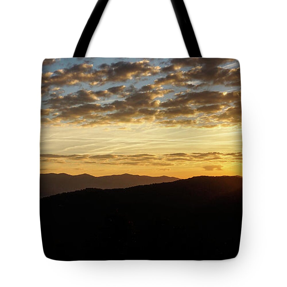 The Appalachians Tote Bag featuring the photograph Warming Up by Nando Lardi