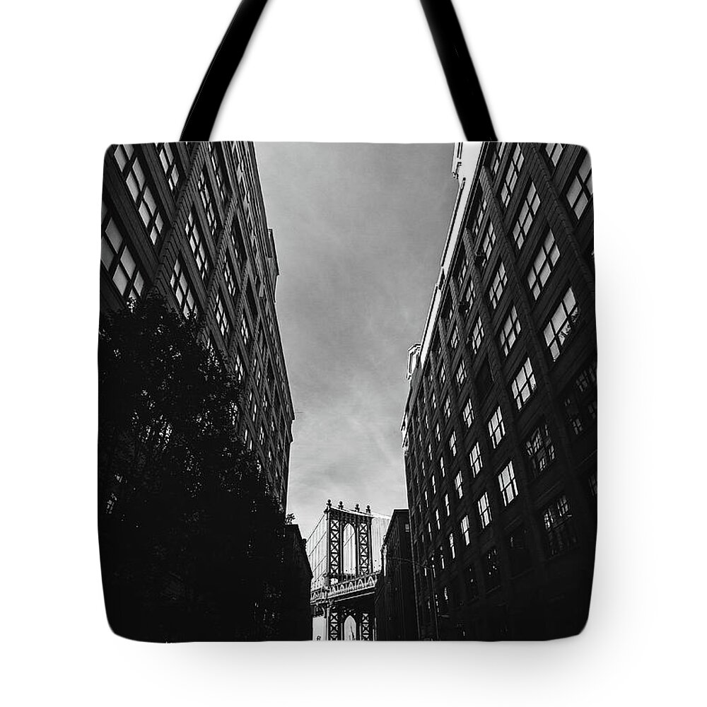 Washington Tote Bag featuring the photograph Washington Street by Peter Hull